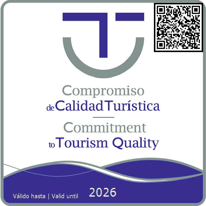 Compromiso de Calidad Turística (SICTED) · Válido hasta 2026